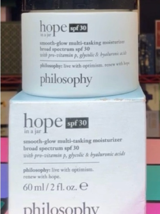 Philosophy Other - Philosophy Hope in a Jar SPF 30 Moisturizer - White